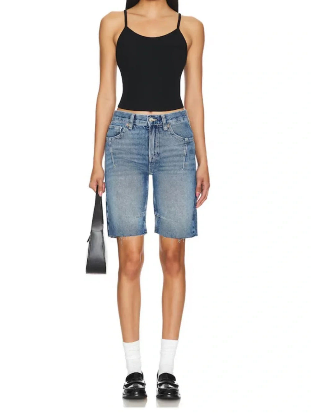 Free People We the Free ghost town high rise denim shorts NEW 26